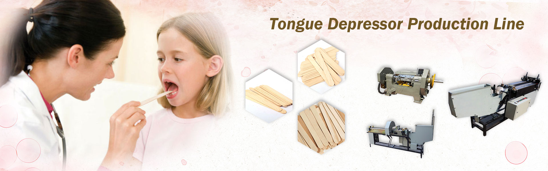 tongue depressor production line