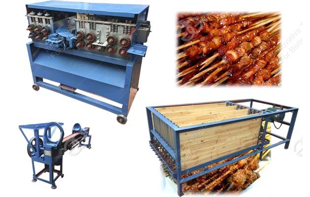 BBQ stick making machine